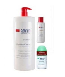 MUSSVITAL Gel de baño Piel Sensible 1L